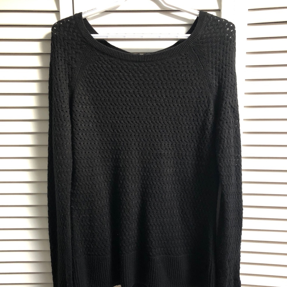 Black American Eagle Sweater